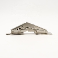 Charnière en acier de 3/4 pouce nickelée pour porte d'armoire, table pliante, quincaillerie de meubles, cuisine, chambre