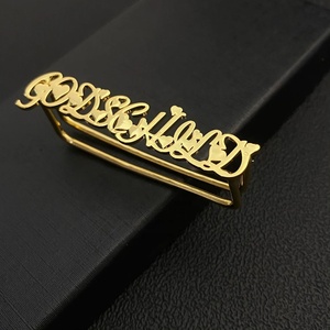 Anel de joelho personalizado com nome, placa de palmeira grande em aço inoxidável, anel de três dedos para mulheres e homens - Product Image 4