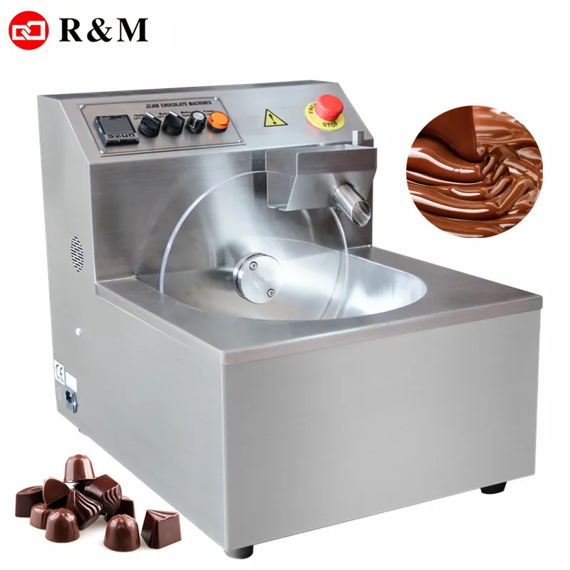 البسيطة المقسى ماكينة خلط الشوكولاتة قالب صغير صب ذوبان الآلات enrobing صانع طلاء آلة صنع الشوكولاتة