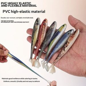 เหยื่อปลอมแบบนิ่ม 3 มิติ พิมพ์ลายเป็ด/<span class=keywords><strong>ปลา</strong></span> หา<span class=keywords><strong>ง</strong></span>ตัด/หา<span class=keywords><strong>ง</strong></span>แฉก ทำจากสแตนเลส สำหรับตก<span class=keywords><strong>ปลา</strong></span>ทะเล ไม่ต้อ<span class=keywords><strong>ง</strong></span>ใช้เบ็ด - Product Image 4