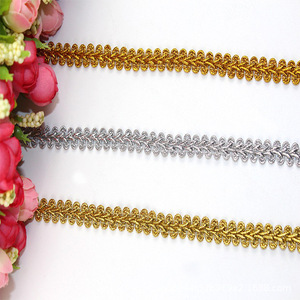 Grosir Pita Jaring Besi Emas Pita Renda Bordir - Product Image 6