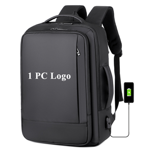1 <span class=keywords><strong>PC</strong></span> Logo USB sạc lại gói cho nam giới kinh doanh không thấm nước mở rộng Túi máy tính sinh viên đại học thể thao ba lô biểu tượng tùy chỉnh - Product Image 1