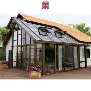Habitación de vidrio de aluminio para invernadero, solárium, sala de Sol de aluminio, casas de vidrio para las cuatro estaciones, novedad, venta al por mayor - Product Image 2