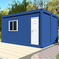 Maison conteneur préfabriquée moderne modulaire en kit 10ft 20ft 40ft, conception respirante pour chambres de jardin ou bureau d'entrée