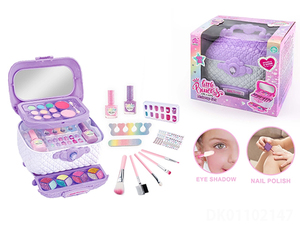 Juguetes <span class=keywords><strong>de</strong></span> imitación <span class=keywords><strong>para</strong></span> niños y <span class=keywords><strong>niñas</strong></span>, maquillaje, joyería, vestidor <span class=keywords><strong>de</strong></span> <span class=keywords><strong>uñas</strong></span>, Maleta, conjunto <span class=keywords><strong>de</strong></span> belleza, juguetes <span class=keywords><strong>para</strong></span> niños - Product Image 3