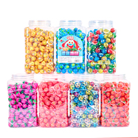 Halal 3D zoete oogbolletjes gelei op maat gemaakt fruitig smaakmakend meerkleurig zacht gummy oogbolletjes kerstfeest snoep Chinees fabriek