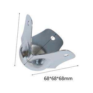 Esquina de bola grande de 3 brazos para caja de vuelo de metal Tirantes de <span class=keywords><strong>4</strong></span> <span class=keywords><strong>esquinas</strong></span> con 3 tornillos Piezas y accesorios especiales para bolsas para apilamiento de vuelos - Product Image 2