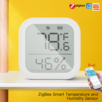 Capteur de température et d'humidité intelligent Tuya ZigBee, hygromètre d'intérieur, thermomètre, détecteur avec écran LCD numérique, application Smart Life