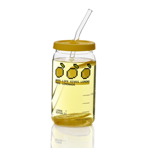 Can Shaped Glass Cup Wide Mouth Mason Jar Drinking Glasses Cups,Beer Mug Glass Tea Cup Cocktail Glasses,for Juices Cocktail