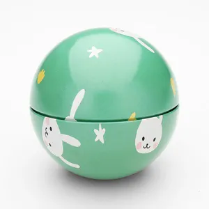 Wholesale Custom New Style Size 65*125 Tinplate Material Egg Shaped Tin Box