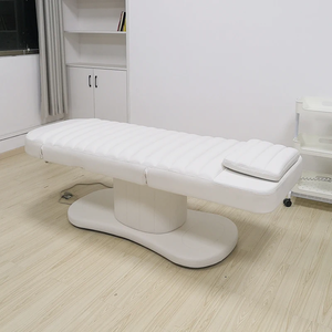 Mesa de Masaje Plegable de Lujo Moderna Dorada con 3 Motores para Esteticista, Mueble de Salón de Belleza, Cama para Pestañas, Spa Facial Eléctrico Cosmético - Product Image 4