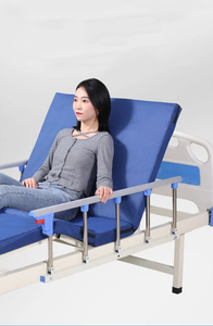 Produsen penjualan terlaris dua fungsi tempat tidur Manual rumah sakit perawatan rumah sakit pasien tempat tidur menyusui - Product Image 6