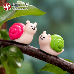 Adorno de Resina con Forma de Caracol Colorido y Creativo, Decoración Colgante para Interiores y Exteriores, Jardín, D1976 - Product Image 4