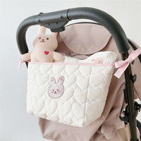 Sac de rangement suspendu en tissu lavable sac de rangement pour couches sac de rangement pour poussette de voyage sacs de rangement chariot pour sortie de bébé