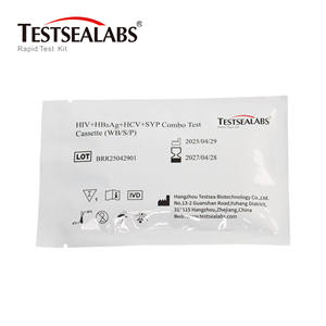Prueba Rápida Combinada de Alta Precisión para HBsAg / HCV / HIV / Sífilis, Venta Directa de Fábrica - Product Image 1
