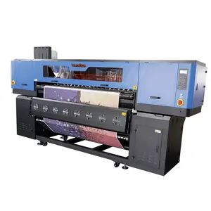 golden supplier worldcolor upgrade 1.8m large format industrial sublimation printer 8 heads i3200 textile printing machine