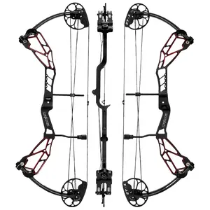 LWANO 2023 PANGO tiro con l'arco di alta qualità adulti 30-70Lbs caccia Compound Bow Release String e Arrow Rest per archi composti