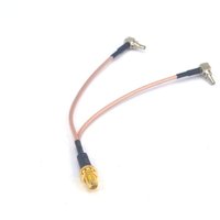 Câble RF WiFi Pigtail IPX vers IPEX UFL femelle, gris, pour carte réseau, câble coaxial 1,13 mm à faible perte