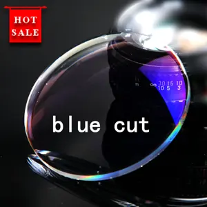 نظارات كونفوكس UV420 عدسة زرقاء مقطوعة hmc بضوء أزرق وكتلة للعيون الزرقاء