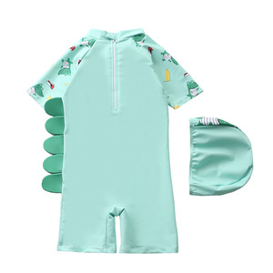 Traje de Baño de Verano Personalizado para Bebés y Niños Pequeños, Traje de Baño de Manga Corta con Estampado de Dibujos Animados, Traje de Baño de Una Pieza para Niños - Product Image 6