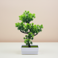 Meistverkaufter Mehrfarbiger Künstlicher Bonsai-Baum im Topf Gras-Blumen Umweltfreundliche Langlebige Dekoration für Hochzeit Weihnachten Ostern