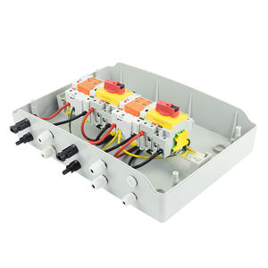 TOMZN Solar-Photovoltaik-Kombinationsbox mit Blitzschutz 2 Eingänge 2 Ausgänge DC 1000V Sicherung MCB SPD Wasserdichte Box IP65 18-Wege - Product Image 5