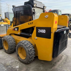 รถตักล้อยางมือสองคุณภาพสูง Caterpillar 246D รับน้ำหนักได้ 1 ตัน น้ำหนักตัวเครื่อง 3.4 ตัน ชั่วโมงการทำงานต่ำ รุ่นปี 2020 กำลังไฟ 55 กิโลวัตต์ - Product Image 1
