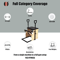 Chaise Wunda de Pilates en bois d'érable de haute qualité, personnalisée et professionnelle, certifiée CE, équipement de gym, studio de Pilates, YJCJ FITNESS, vente en gros