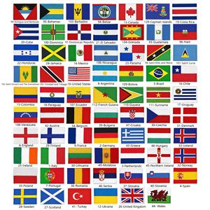 Fabrieksgroothandel Wereldvlaggen Geborduurde Strijkbare Kleine Nationale Landenvlaggen Patches - Product Image 2