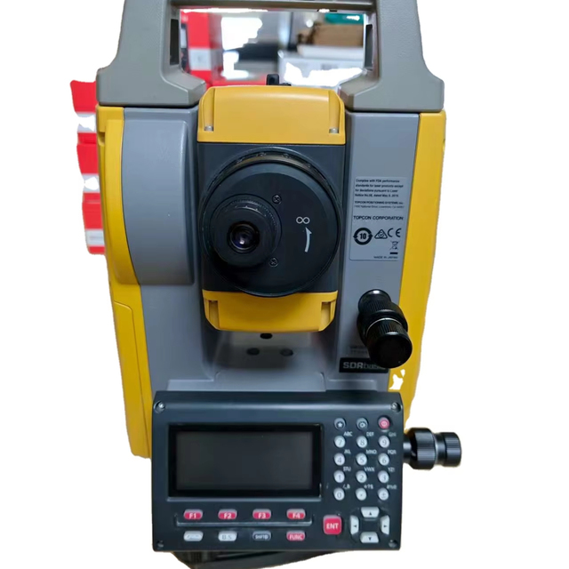 GM52 High Accuracy IP66 Rated 32X Magnification Second-Hand Total Station for Topographic Survey Includes 5000m Prism and Pole