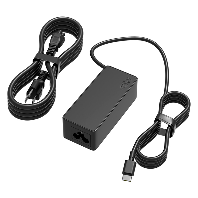 Japter Replacement 45W Type C AC Power Adapter Universal Laptop Charger for Len ThinkPad Yoga T480 T580 E490 E580 C630 C940
