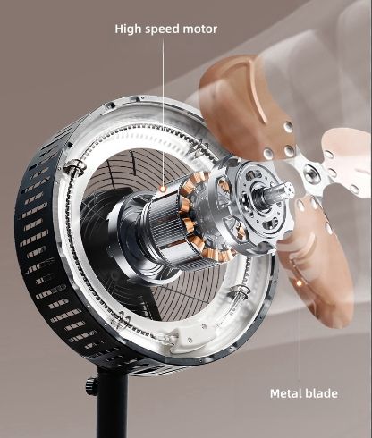 Electric Space Heater Fan with Adjustable - Image 4