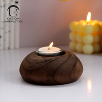 Bakhoor Jar Brûleur à cône en forme de pierre en bois de Tradnary