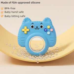 Masajeador de encías de silicona suave para bebés, mordedor y juguete sin BPA, certificado CE, unisex, para 0-24 meses, mordedor seguro para aliviar las molestias de la dentición - Product Image 6