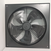 500mm * 500mm 380V AC ventilateur axial avec lame en acier moteur électrique portant DC/EC Support mural pour refroidisseur ferme Restaurant hôtels