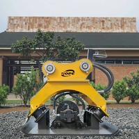 Compacteur à plaque vibrante en acier durable HOPE pour mini-excavatrice avec zone de travail de 590x330 mm et garantie d'un an