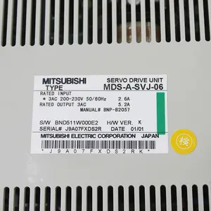 Mitsubishi MDS-A-SVJ-06 servo ổ đĩa mới trong kho