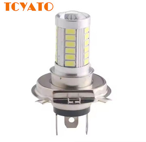 Đèn pha xe máy LED TCYATO Hot Sale H4 33SMD 800LM 6500K, đèn chạy ban ngày cho xe máy, đèn ô tô 12V, sản phẩm bán chạy nhất - Product Image 1