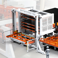 Système de stockage automatique à panneaux à tour unique Herochu ASRS pour feuilles de bois/métal, système d'entrepôt robotisé