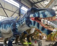 Modèle de dinosaure réaliste RC T-rex de grande taille 10m, animatronique en silicone et acier, pour utilisation en extérieur dans les parcs sportifs et les garderies