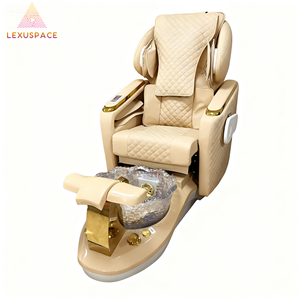 Sillón de Pedicura de Gama Alta a Precio de Fábrica con Diseño Sin Tuberías, Respaldo Ajustable de Fibra de Vidrio y Masaje de Toque Humano para Spas y Salones de Uñas - Product Image 3