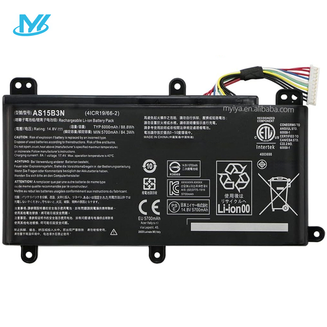 MYiYAE Laptop Battery As15b3n for Acer Predator 15 G9-591 G9-592 G9-592G G9-593 17 G5-793 G9-791 G9-792 G9-792G G9-793 17X GX