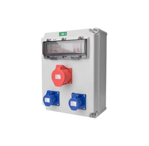 Boîtier de distribution de prises industrielles portables et étanches (par défaut Delixi, d'autres marques peuvent être personnalisées) Configuration 8 - Product Image 1