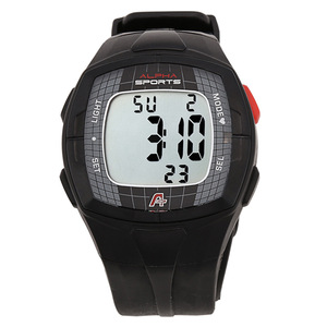 Montre cardiofréquencemètre Alpha Sports avec podomètre et fonction sans fil pour le cyclisme et la course à pied, unisexe, étanche - Product Image 5