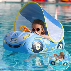 Flotador de Piscina para Bebés, Anillo de Natación Inflable con Forma de Auto, Juguete Acuático para Bebés - Product Image 6