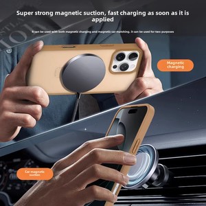 Lujo 2,5mm Pc mate a prueba de golpes <span class=keywords><strong>funda</strong></span> de teléfono móvil para <span class=keywords><strong>Apple</strong></span> Fundas <span class=keywords><strong>iPhone</strong></span> 15 Pro Max 16 <span class=keywords><strong>13</strong></span> 17 soporte fuerte imán contraportada - Product Image 4