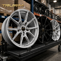 Nouvelles jantes forgées légères de 18 et 19 pouces avec face usinée sur mesure et finition grise Performance pour Cayman Boxster