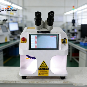 Mini machine de soudage laser YAG de bureau pour la réparation de bijoux, neuve, pour la soudure par points de l'or et de l'argent - Product Image 1