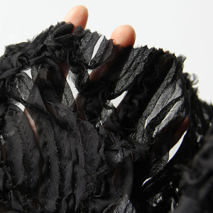 Mùa Hè Mới Thời Trang Vải <span class=keywords><strong>Polyester</strong></span> Voan 3D Hollow Lưới Thêu Vải Đối Với Trang Phục Nhà Dệt May - Product Image 6