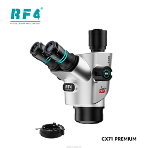 Kit de <span class=keywords><strong>Microscopio</strong></span> Estéreo Trinocular RF4 con Cámara 4K, Imágenes Ultra HD, Compatible con Pruebas de Laboratorio y Control de Calidad de Componentes - Product Image 4